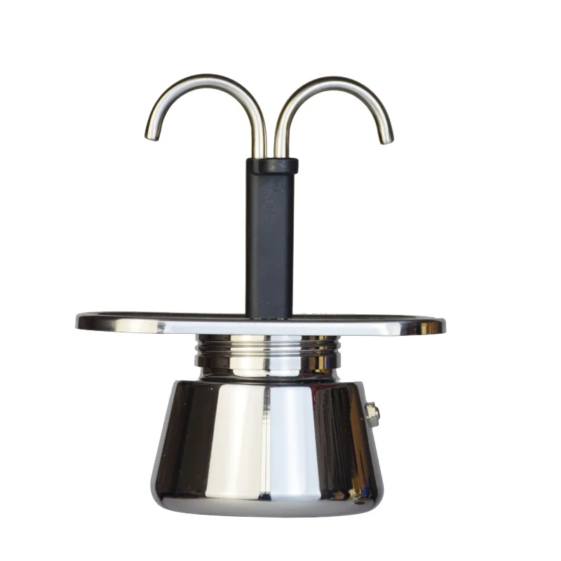 Hero Coffee Equipment - 200ML 미니 모카 포트 더블 튜브