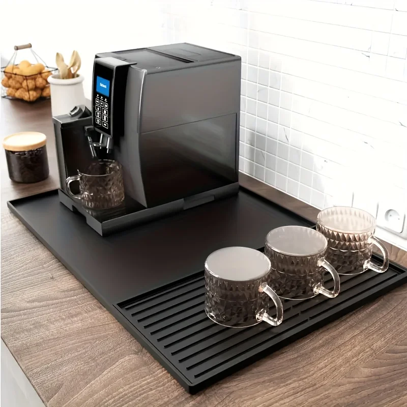 Bean Hopper Lid - 2-in-1 실리콘 커피 바 매트 -