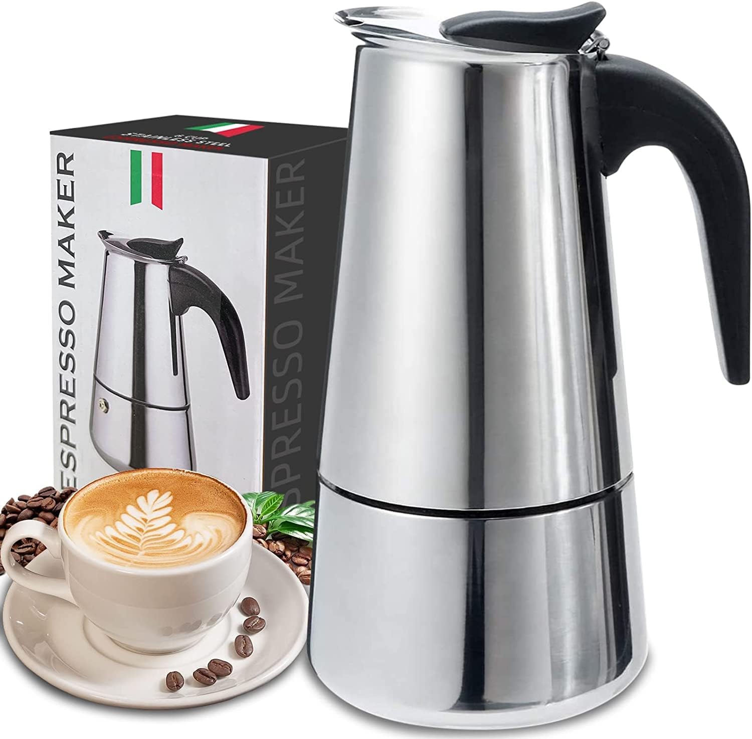 Hero Coffee Equipment - 모카 포트 카페 머신, 에스프레소 컵