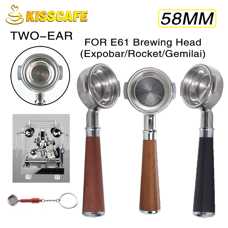 58MM 커피 바텀리스 포터필터 E61 EXPOBAR용 - Coffee Machine Expobar 리뷰 및 가격