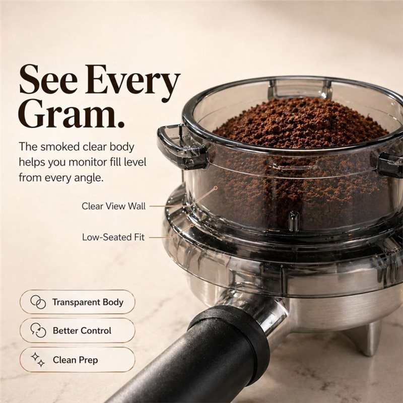 프로모션! 트위스트-록 포터필터 깔때기 54mm 도징  - Breville Espresso Barista Express 리뷰 및 가격